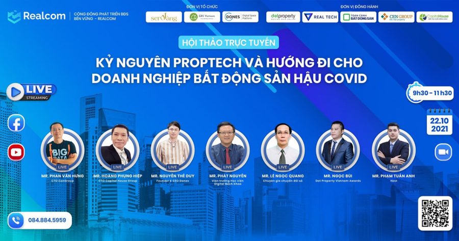 Kỷ nguyên Proptech và hướng đi cho doanh nghiệp bất động sản hậu Covid